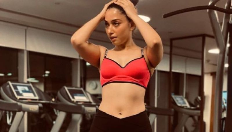 tamannaah shares post workout pictures in her instagram page