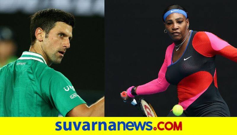 Australian Open 2021 Djokovic serena and Halep qualify for 2nd round kvn