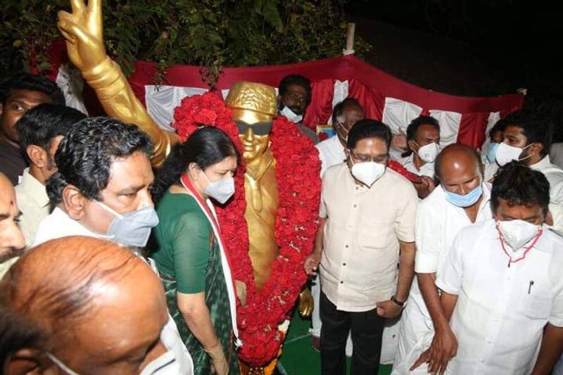 It has been reported that Sasikala has been denied permission to celebrate AIADMK Golden Jubilee at MGR's residence