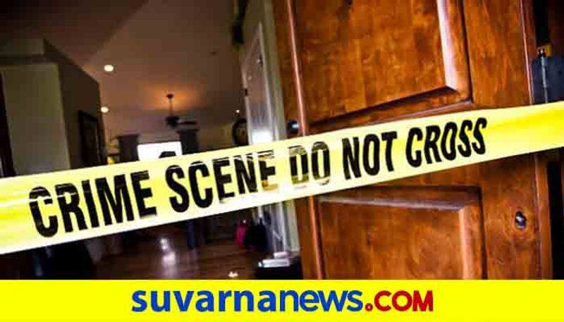 Woman Killed By Her Son And Husband in Davanagere snr