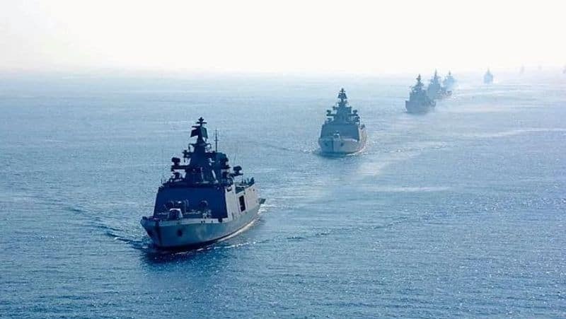 Defence factcheck India Navy not joining Iranian Russian naval drill-VPN