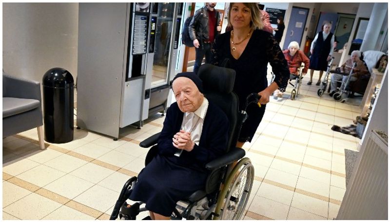 French nun,Europe's oldest person beats Covid-19 of 117th birthday