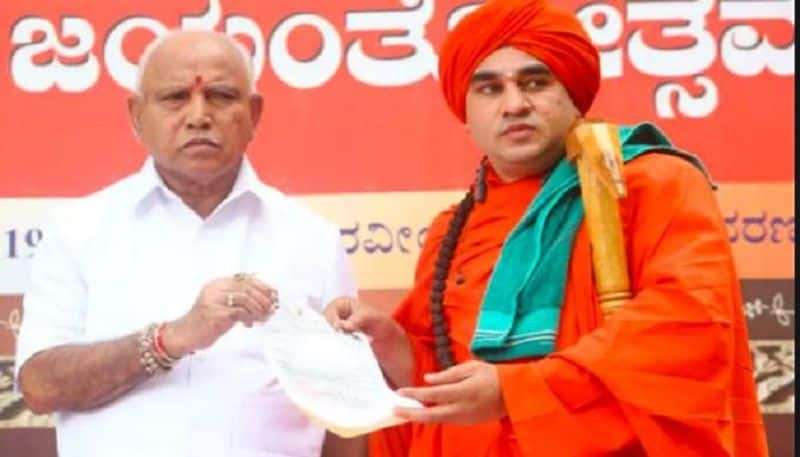 reservation Protest panchamasali Jaya Mruthyunjaya  Swamiji Warns to Yediyurappa rbj