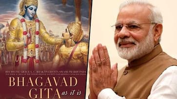 New chapter in India space history Indian satellite to carry Bhagavad Gita PM Modis photo