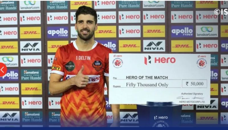 Hero ISL 2020 21 FC Goa vs Odisha Fc Ivan Gonzalez Hero of the Match