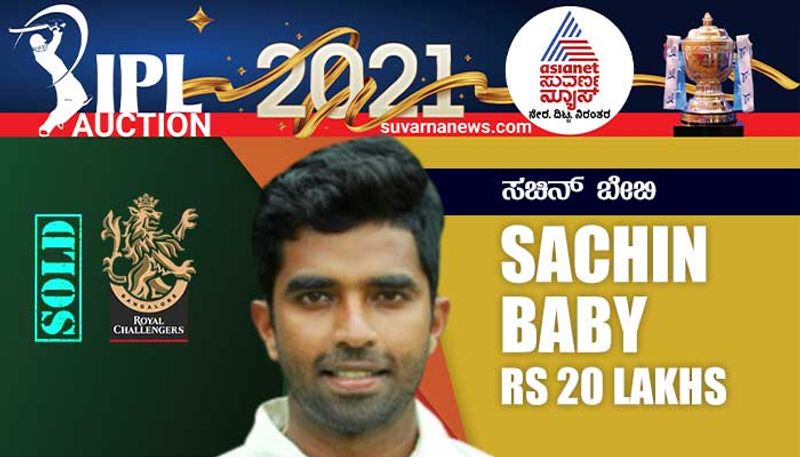 IPL Auction 2021 Sachin Baby to Rajat patidar sold to RCB in base price ckm