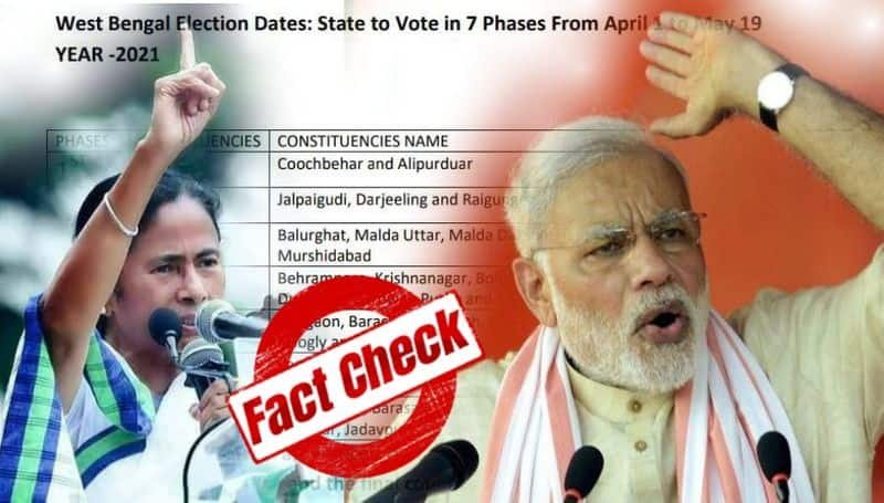 Bengal election Fake West Bengal election schedule goes viral on social media-dbr