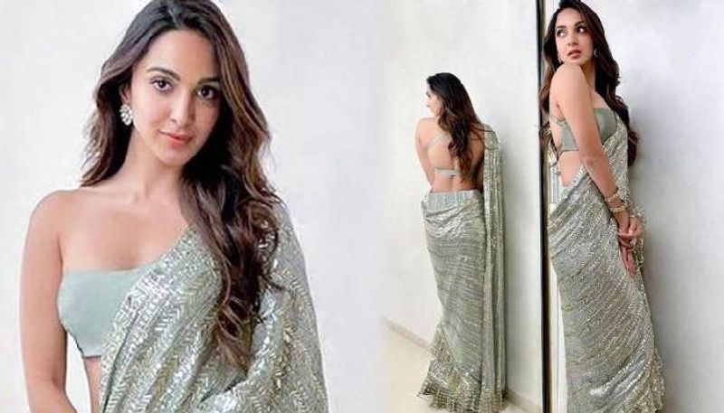 kiara advani in manish malhotra saree