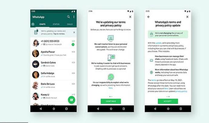 WhatsApp ने दी 15 मई तक की मोहलत, Accept करो प्राइवेसी पॉलिसी या डिलीट करो अकाउंट