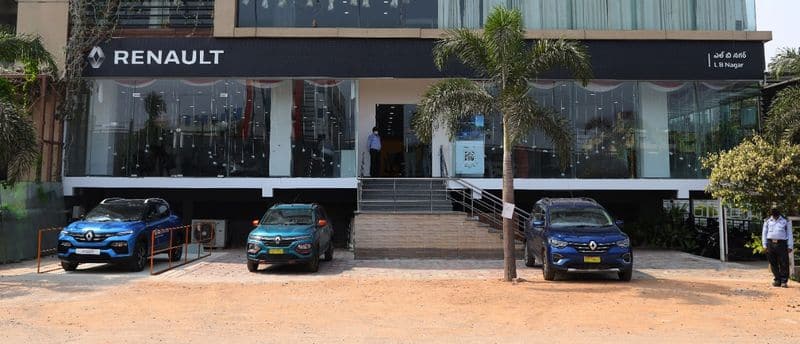 pps motors inaugrates five renault showrooms in telangana state