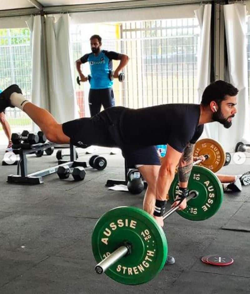 India vs England 2020-21: Virat Kohli shares new workout pictures-ayh