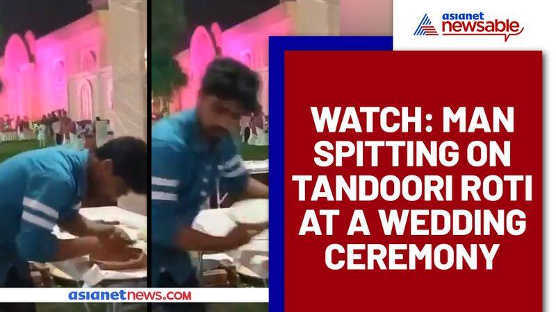 Man making roti by spitting on them at the wedding ceremony; Watch video - gps