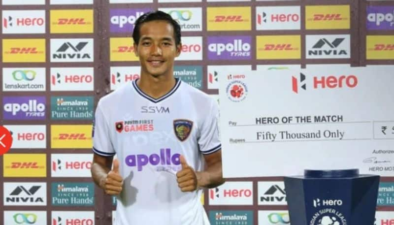 Kerala Blasters FC vs Chennaiyin FC Lallianzuala Chhangte Hero of the match