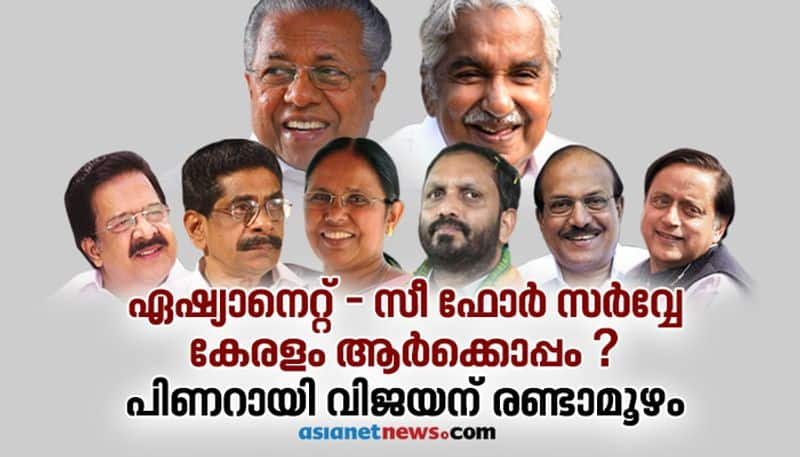 pinarayi next kerala cm asianet news c fore election survey