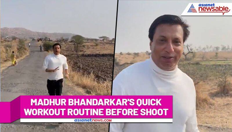 Filmmaker Madhur Bhandarkar jogs before shoot, giving Monday motivation - ank