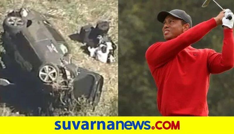 Professional Golfer Tiger Woods in hospital after major car crash in Los Angeles kvn