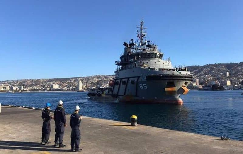 Chilean Navy Ship Janequeo made in India reaches home-VPN