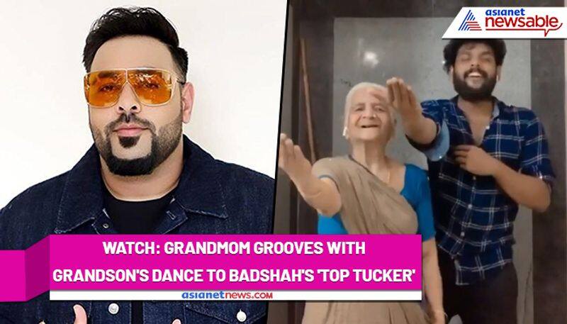 A man shakes legs with grandmother to Badshah's 'Top Tucker'; Watch the video - gps