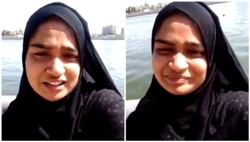 woman films video with smile on face ends life in Sabarmati river