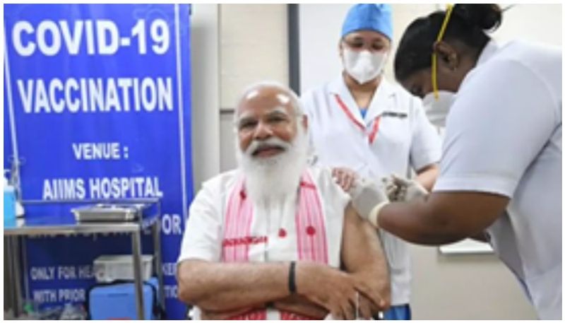 PM Modi gets first dose of covid vaccine