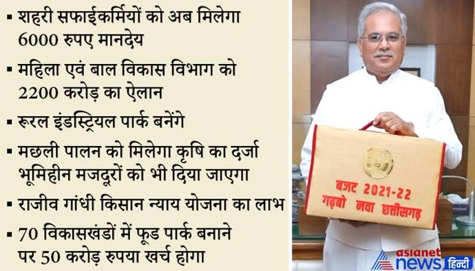 Chhattisgarh Budget: CM बघेल ने पेश किया बजट, किसानों के लिए खोला पिटारा..इन्हें मिलेगी फ्री बिजली