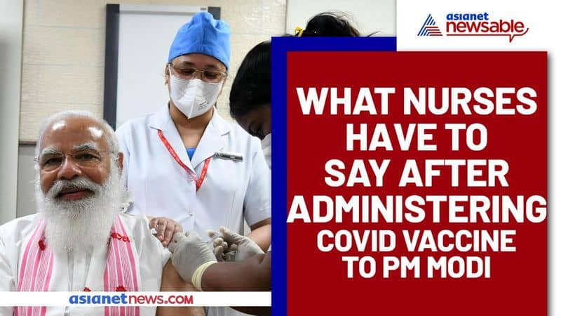 What nurses Rosamma Anil, P Niveda have to say after administering COVID vaccine to PM Modi-dnm