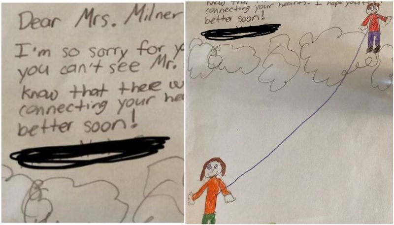 Teacher who lost her husband receives heartwarming letter from student