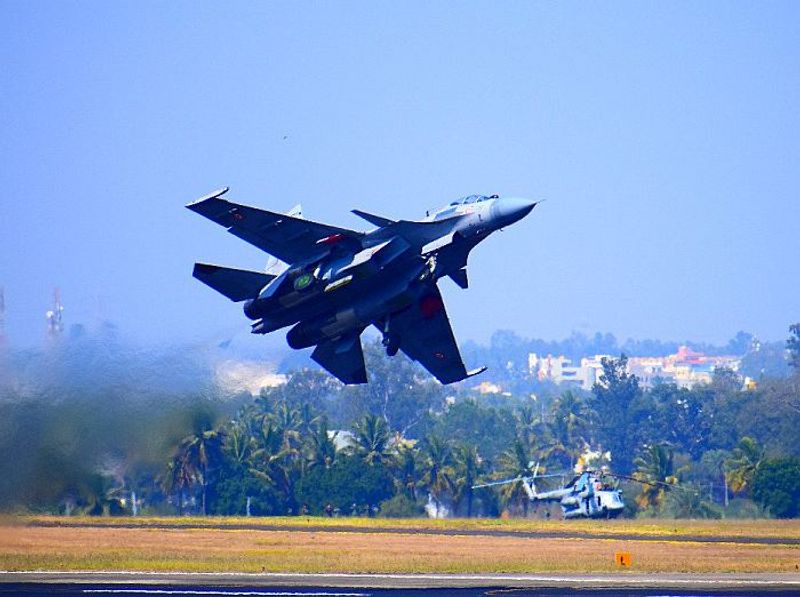 Fighter Aircraft Exhibition at the End of the Year in Karwar grg