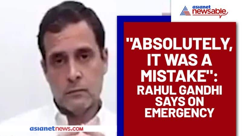 Why does Rahul Gandhi think the 'Emergency was a mistake'? Watch video - gps