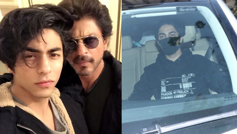 Aryan Khan being questioned in Mumbai cruise drugs case