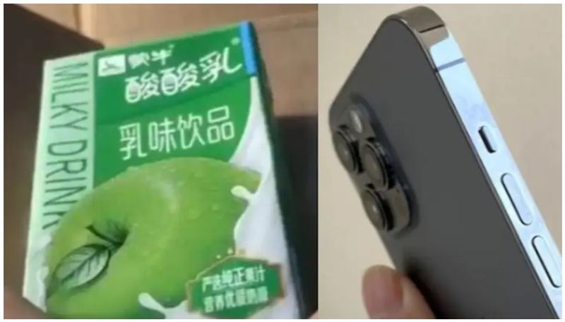 Woman orders iPhone 12 Pro Max but receives Apple-flavoured yoghurt drink, details