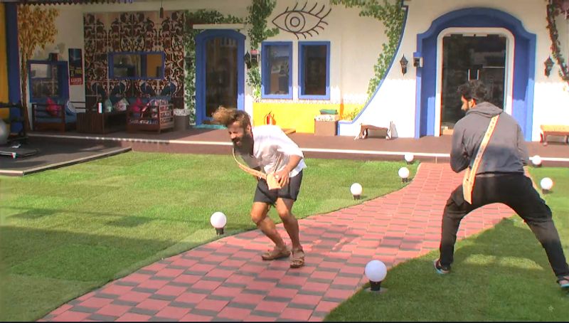 Sai caused trouble during the morning task A play on the leg and then a dispute with Feroz