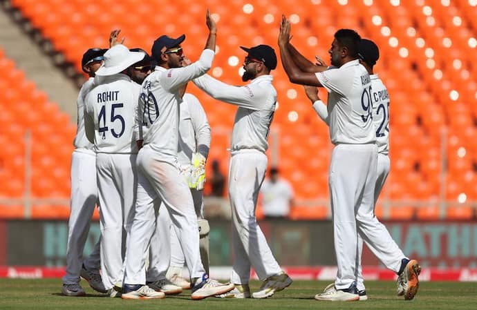 <p>Team India rode to another resounding performance and tamed England by an innings and 25 runs on Day 3 of the fourth and final Test at the Narendra Modi Stadium in Ahmedabad on Saturday. It was spinner Axar Patel's who claimed yet another five-for to rattle the Englishmen, while the win has allowed India to set a date with New Zealand in the ICC World Test Championship 2019-21 final at Lord's in June.</p>
