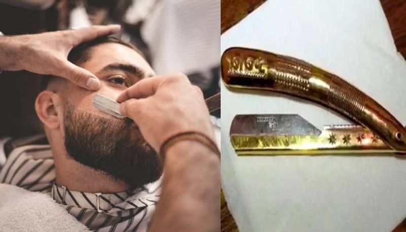 Pune salon uses gold razor to attract customers