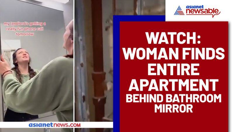 An entire apartment behind bathroom mirror, say what? Watch this bizarre video - gps