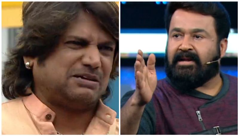 Mohanlal angry bigg boss