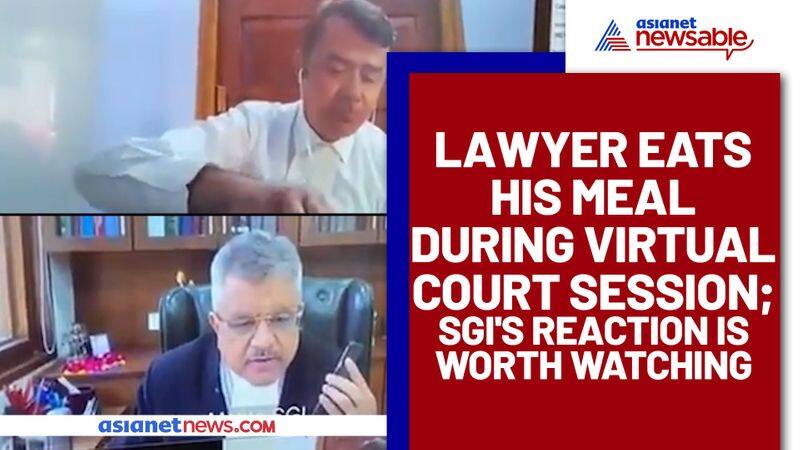 Lawyer Eats Lunch on Virtual court session, here's what Solicitor-General commented on it (Watch) - gps