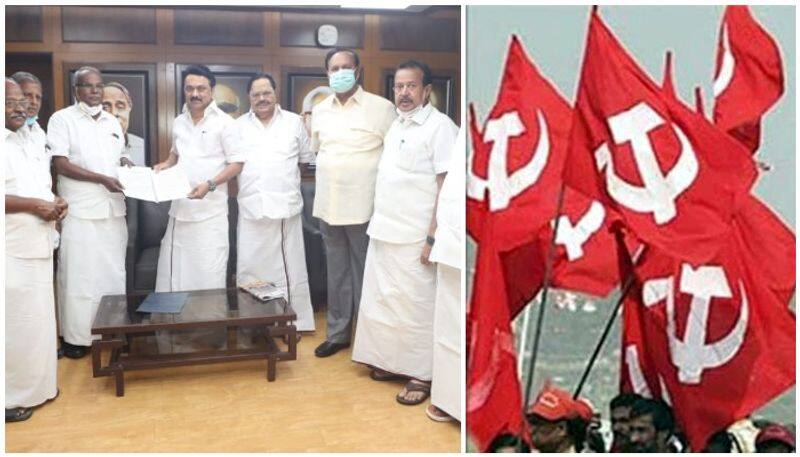 It is reported that a decision has been taken to allocate two seats each to the two communist parties in the DMK alliance KAK