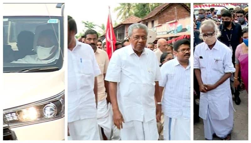 pinarayi vijayan in Dharmadom