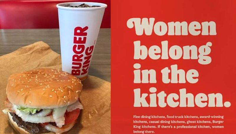 Burger King Apologizes and deletes sexist tweet Women Belong in the Kitchen