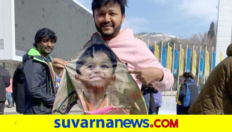 Kannada actor Ganesh celebrates kit festival in kazakhstan with galipata 2 team vcs