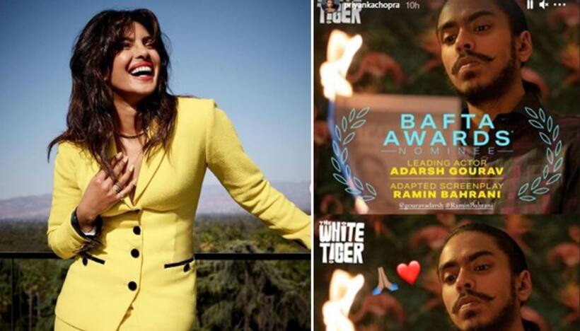 BAFTA 2021: Adarsh Gourav for White Tiger gets a nomination; Priyanka Chopra can't be more proud
