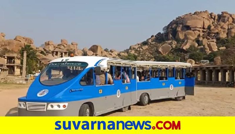 Metro Train Model Mini Bus for  Hampi Memorial View grg