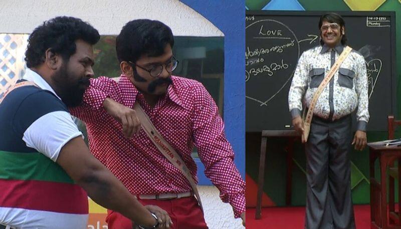 manikuttan and noby creates funny moments while bigg boss 3 weekly task university