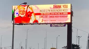 Billboards thanking PM Modi for vaccines surface in Toronto