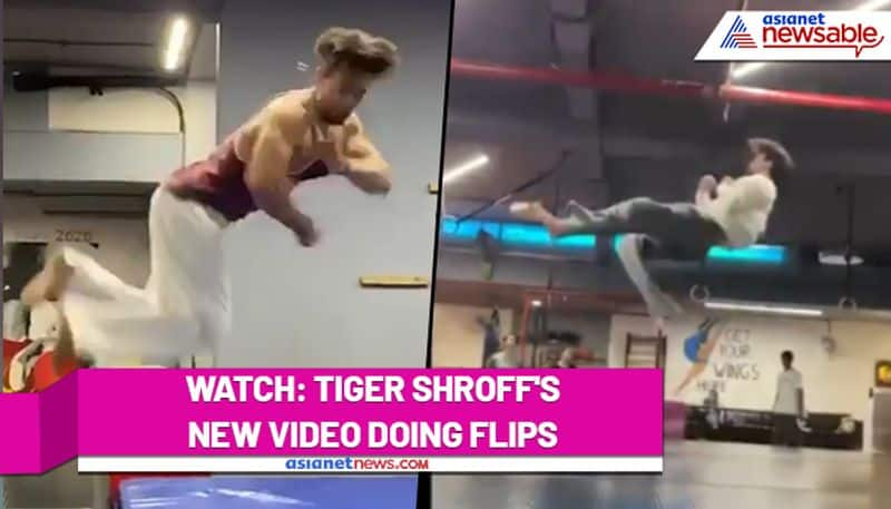 Tiger Shroff's video doing flips caught netizen's attention; Says, 'Head's spinning watching you' - gps