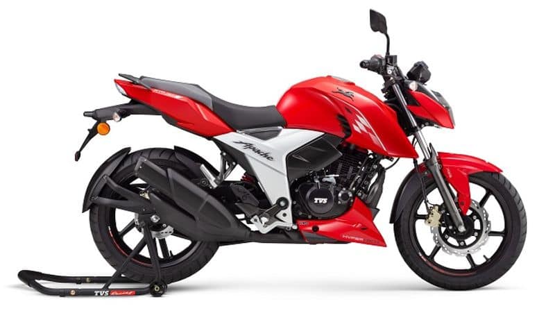 TVS Motor Company launches Apache RTR 160 4V Most Powerful bike in its class ckm