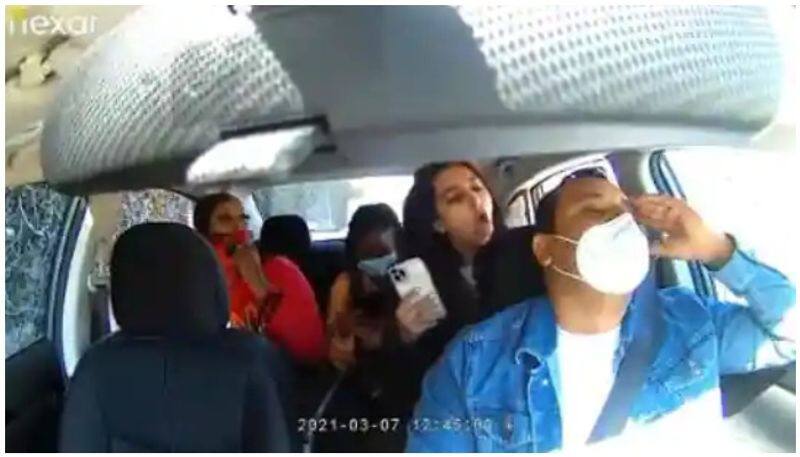 uber driver asked passenger to wear mask, shocking reaction from women