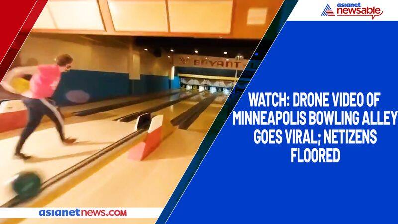 Watch Drone video of Minneapolis bowling alley goes viral; netizens floored-tgy