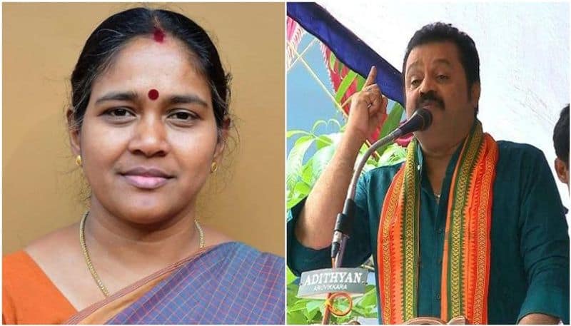 Suresh Gopi about sobha surendran candidateship in kazhakuttam